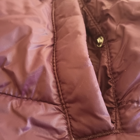 Old Navy Purple Fleece Line Puffy Vest Size Medium - Picture 3 of 9